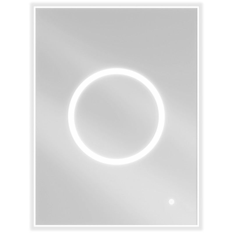 Mexen Koga kúpeľňové zrkadlo s podsvietením 60 x 80 cm, LED 6000K, ochrana proti zahmleniu - 9821-060-080-611-00