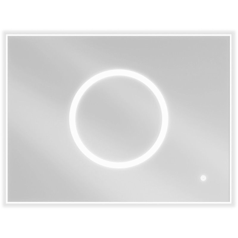 Mexen Koga podsvietené kúpeľňové zrkadlo 80 x 60 cm, LED 6000K, proti záparom - 9821-080-060-611-00