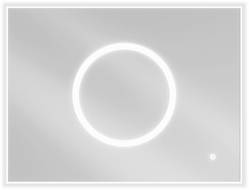 Mexen Koga zrkadlo do kúpeľne s podsvietením 80 x 60 cm, LED 6000K, anti-fog - 9821-080-060-611-00