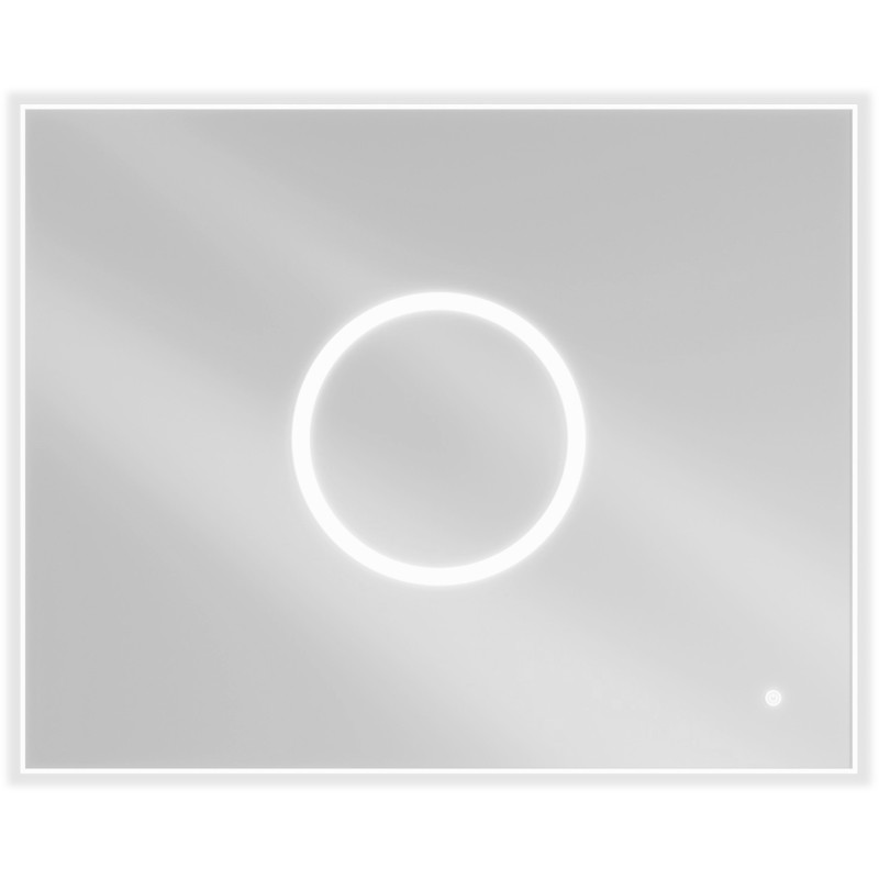 Mexen Koga podsvietené kúpeľňové zrkadlo 100 x 80 cm, LED 6000K, protirosný - 9821-100-080-611-00