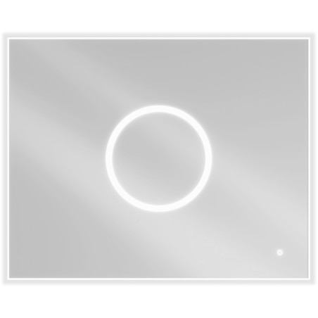 Mexen Koga podsvietené kúpeľňové zrkadlo 100 x 80 cm, LED 6000K, protirosný - 9821-100-080-611-00