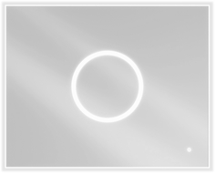 Mexen Koga podsvietené kúpeľňové zrkadlo 100 x 80 cm, LED 6000K, proti zahmleniu - 9821-100-080-611-00