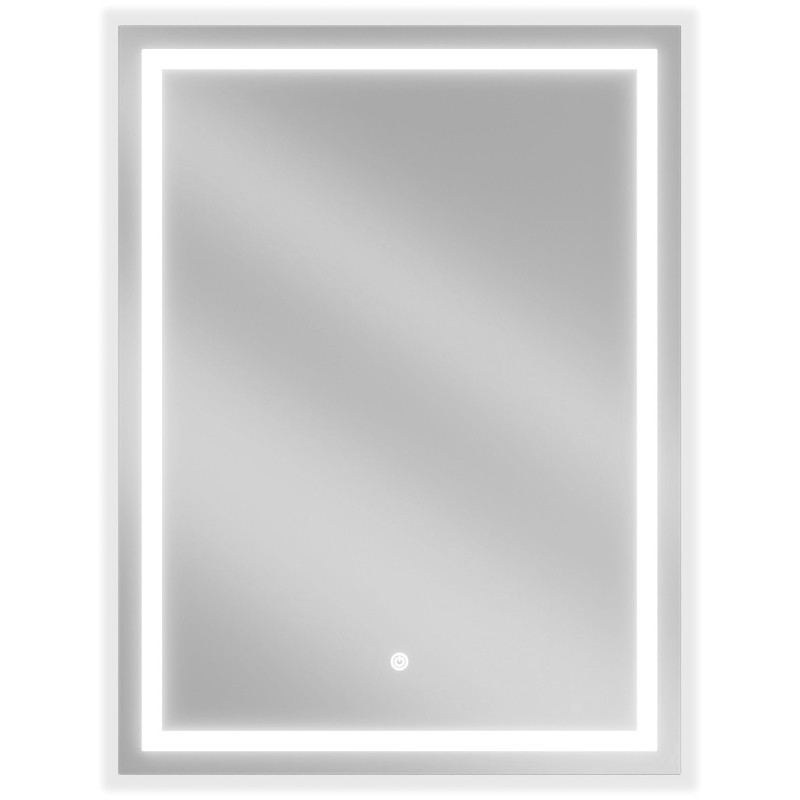Mexen Miko osvetlené kúpeľňové zrkadlo 60 x 80 cm, LED 6000K, proti zahmlievaniu - 9819-060-080-611-00