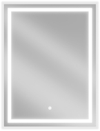 Mexen Miko podsvietené kúpeľňové zrkadlo 60 x 80 cm, LED 6000K, proti zahmlievaniu - 9819-060-080-611-00