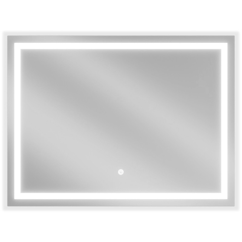 Mexen Miko osvetlené kúpeľňové zrkadlo 80 x 60 cm, LED 6000K, proti zahmlievaniu - 9819-080-060-611-00