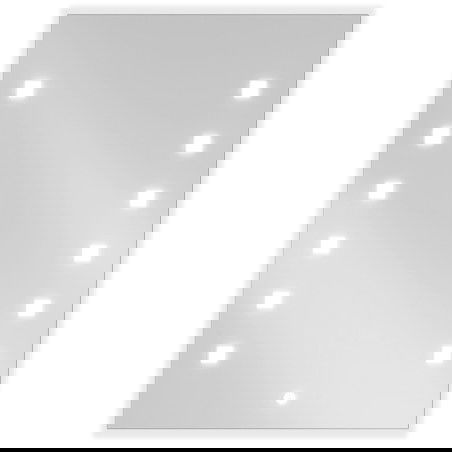 Mexen Ner kúpeľňové zrkadlo s podsvietením 50 x 70 cm, LED 6000K, antivlhkosť - 9809-050-070-611-00