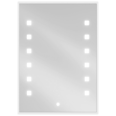 Mexen Ner zrkadlo do kúpeľne s podsvietením 50 x 70 cm, LED 6000K, proti zahmlievaniu - 9809-050-070-611-00