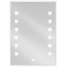Mexen Ner podsvietené kúpeľňové zrkadlo 50 x 70 cm, LED 6000K, proti zahmlievaniu - 9809-050-070-611-00