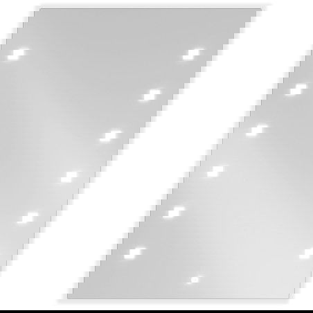 Mexen Ner kúpeľňové zrkadlo s podsvietením 60 x 80 cm, LED 6000K, antikondenzácia - 9809-060-080-611-00