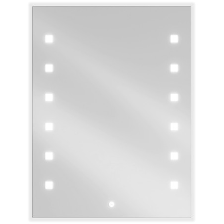 Mexen Ner osvetlené kúpeľňové zrkadlo 60 x 80 cm, LED 6000K, proti zahmlievaniu - 9809-060-080-611-00