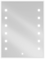Mexen Ner osvetlené kúpeľňové zrkadlo 60 x 80 cm, LED 6000K, proti zahmlievaniu - 9809-060-080-611-00
