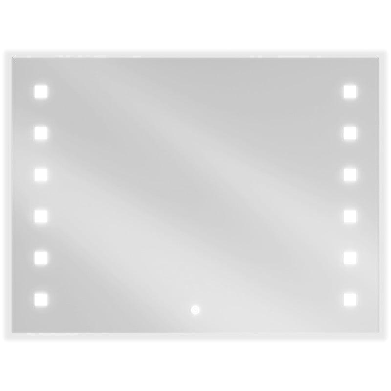 Mexen Ner kúpeľňové podsvietené zrkadlo 80 x 60 cm, LED 6000K, proti zahmlievaniu - 9809-080-060-611-00