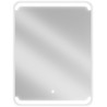 Mexen Nida podsvietené kúpeľňové zrkadlo 60 x 80 cm, LED 6000K, proti zahmlievaniu - 9806-060-080-611-00