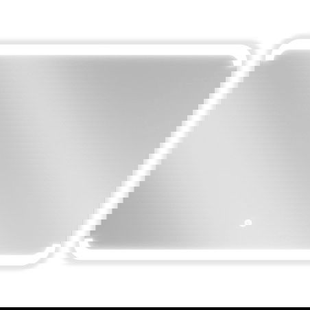 Mexen Nida kúpeľňové zrkadlo s podsvietením 80 x 60 cm, LED 6000K, ochrana proti zahmlievaniu - 9806-080-060-611-00