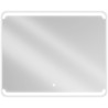 Mexen Nida osvetlené kúpeľňové zrkadlo 100 x 80 cm, LED 6000K, proti zahmlievaniu - 9806-100-080-611-00