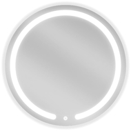 Mexen Rose kúpeľňové podsvietené zrkadlo, okrúhle 60 cm, LED 6000K, proti zahmlievaniu - 9810-060-060-611-00