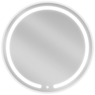 Mexen Rose podsvietené kúpeľňové zrkadlo, okrúhle 70 cm, LED 6000K, proti zahmlievaniu - 9810-070-070-611-00