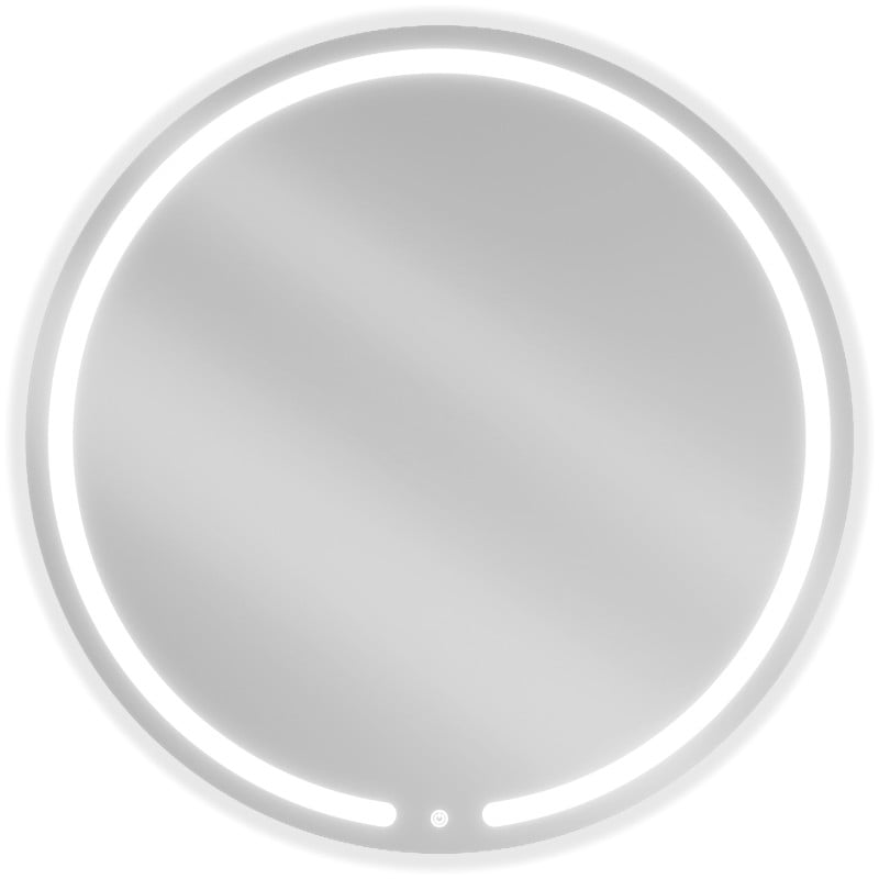 Mexen Rose podsvietené okrúhle zrkadlo do kúpeľne, 90 cm, LED 6000K, antifog - 9810-090-090-611-00