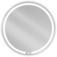 Mexen Rose osvetlené kúpeľňové zrkadlo, okrúhle 90 cm, LED 6000K, proti zahmlievaniu - 9810-090-090-611-00