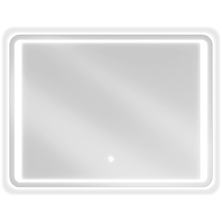 Mexen Zusa osvetlené kúpeľňové zrkadlo 80 x 60 cm, LED 6000K, proti zahmlievaniu - 9808-080-060-611-00