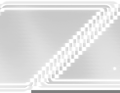 Mexen Zusa kúpeľňové zrkadlo s podsvietením 80 x 60 cm, LED 6000K, ochrana proti zahmleniu - 9808-080-060-611-00