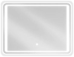 Mexen Zusa osvetlené kúpeľňové zrkadlo 80 x 60 cm, LED 6000K, proti zahmlievaniu - 9808-080-060-611-00