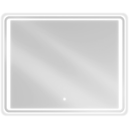 Mexen Zusa osvetlené kúpeľňové zrkadlo 100 x 80 cm, LED 6000K, proti hmle - 9808-100-080-611-00