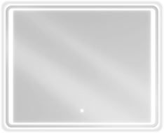 Mexen Zusa kúpeľňové zrkadlo s podsvietením 100 x 80 cm, LED 6000K, ochrana proti zahmleniu - 9808-100-080-611-00