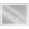Mexen Miko kúpeľňové zrkadlo s podsvietením 100 x 80 cm, LED 6000K, anti-pára - 9819-100-080-611-00