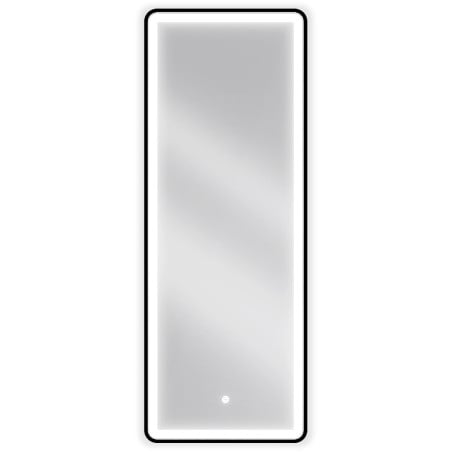Mexen Coro osvetlené kúpeľňové zrkadlo 45 x 120 cm, LED 6000K, proti zahmlievaniu, čierny rám - 9817-045-120-611-70