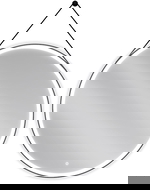 Mexen Reni kúpeľňové podsvietené zrkadlo, okrúhle 100 cm, LED 6000K, proti zahmlievaniu, čierny rám