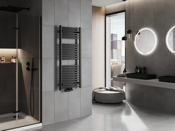 Mexen Hades kúpeľňový radiátor 1200 x 500 mm, 570 W, čierny - W104-1200-500-00-70