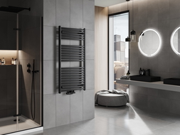 Mexen Hades kúpeľňový radiátor 1200 x 600 mm, 667W, čierny - W104-1200-600-00-70