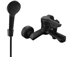 Mexen Sabre R05 vaňová batéria s sprchovým setom, čierna - 7213R05-70