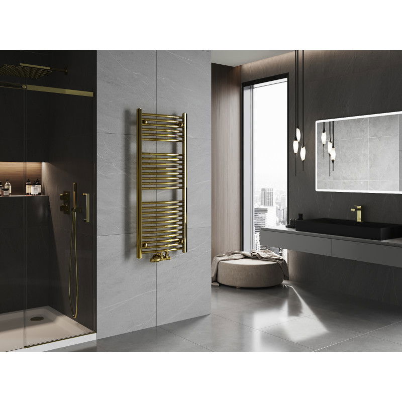 Mexen Ares kúpeľňový radiátor 1200 x 500 mm, 420 W, zlatý - W102-1200-500-00-50