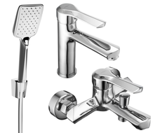 Mexen Sabre R62 sada na vaňu, chróm - 72103R62-00