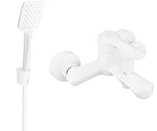 Mexen Sabre R62 vaňová batéria s sprchovou súpravou, biela - 7213R62-20