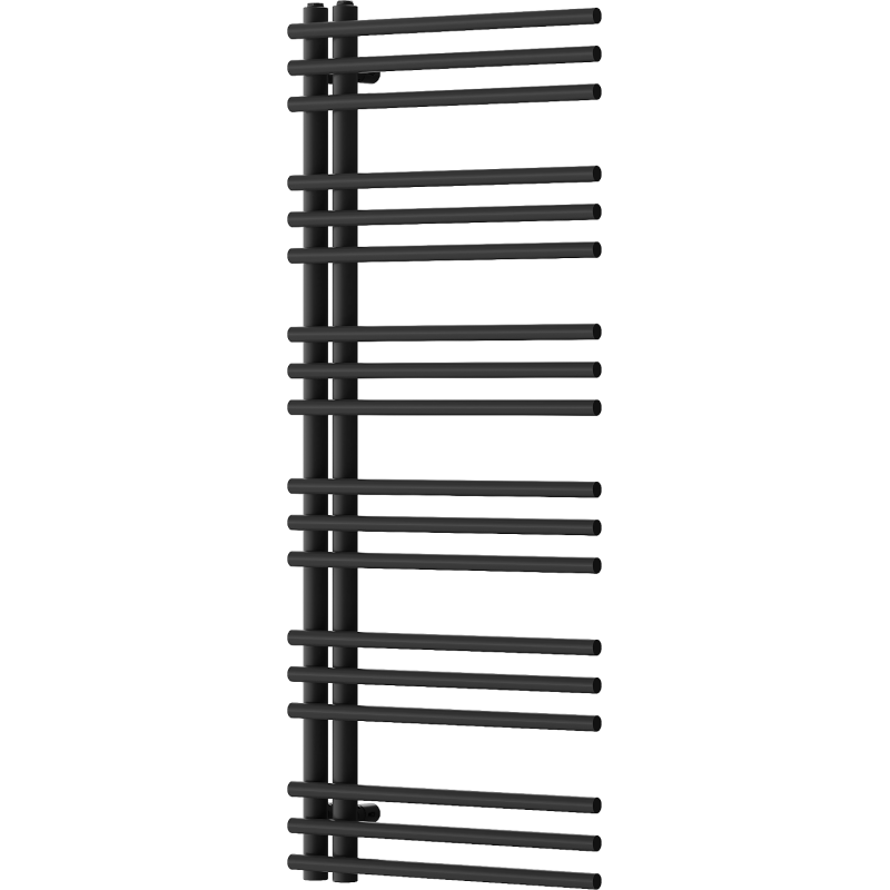 Mexen Neptun dekoratívny kúpeľňový radiátor 1200 x 500 mm, 456 W, čierny - W101-1200-500-00-70