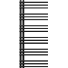 Mexen Neptun kúpeľňový radiátor 1200 x 500 mm, 456 W, čierny - W101-1200-500-00-70