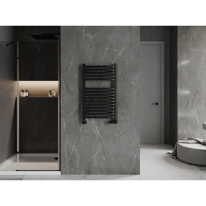 Mexen Helios kúpeľňový radiátor 800 x 500 mm, 381 W, čierny - W103-0800-500-00-70