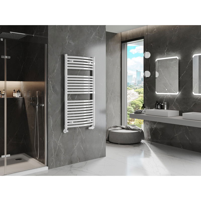 Mexen Helios radiátor na kúpeľňu 1200 x 600 mm, 563 W, biely - W103-1200-600-00-20