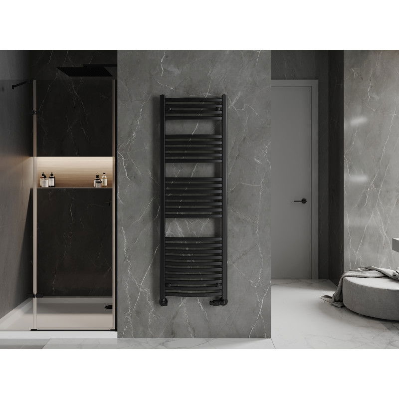 Mexen Helios kúpeľňový radiátor 1500 x 500 mm, 676 W, čierny - W103-1500-500-00-70