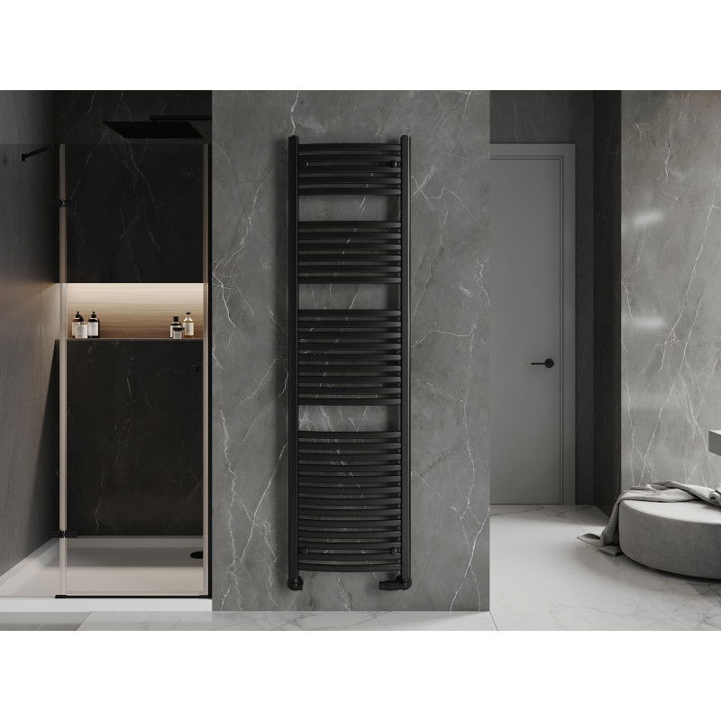 Mexen Helios kúpeľňový radiátor 1800 x 500 mm, 844 W, čierny - W103-1800-500-00-70