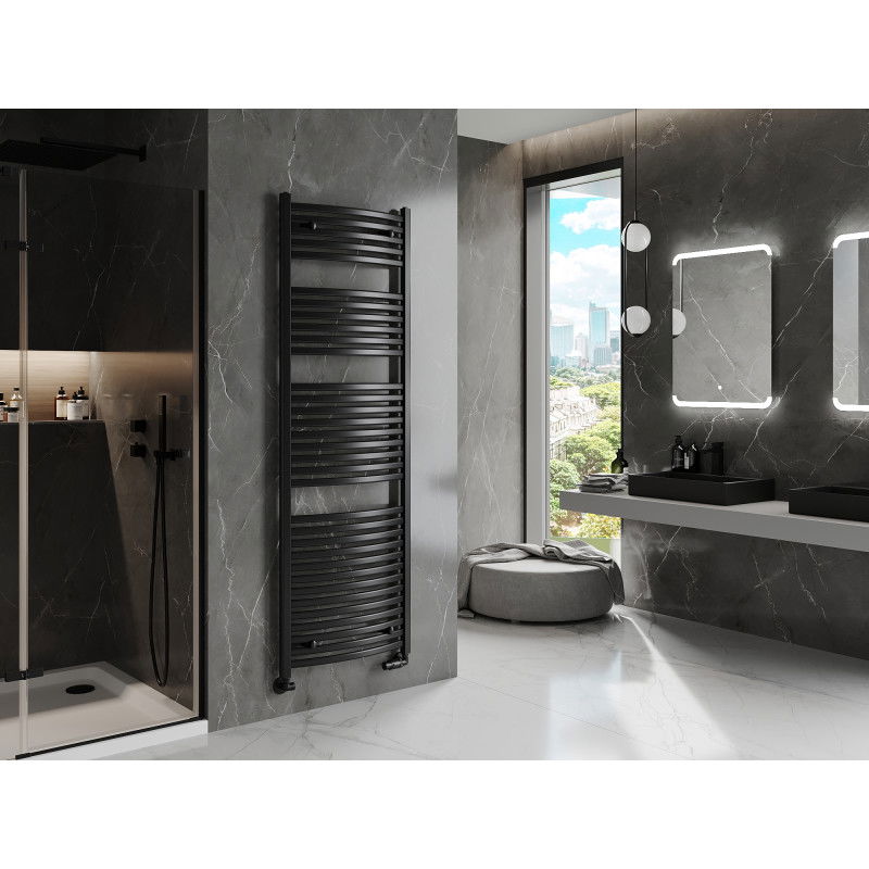 Mexen Helios Kúpeľňový radiátor 1800 x 600 mm, 990 W, čierny - W103-1800-600-00-70