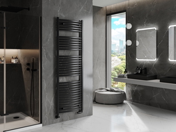 Mexen Helios kúpeľňový radiátor 1800 x 600 mm, 990 W, čierny - W103-1800-600-00-70