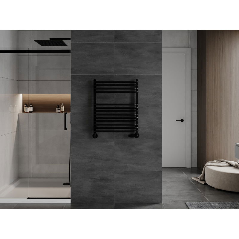 Mexen Apollo kúpeľňový radiátor 660 x 550 mm, 386 W, čierny - W117-0660-550-00-70