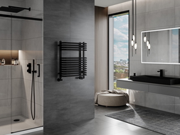 Mexen Apollo kúpeľňový radiátor 660 x 550 mm, 386 W, čierny - W117-0660-550-00-70