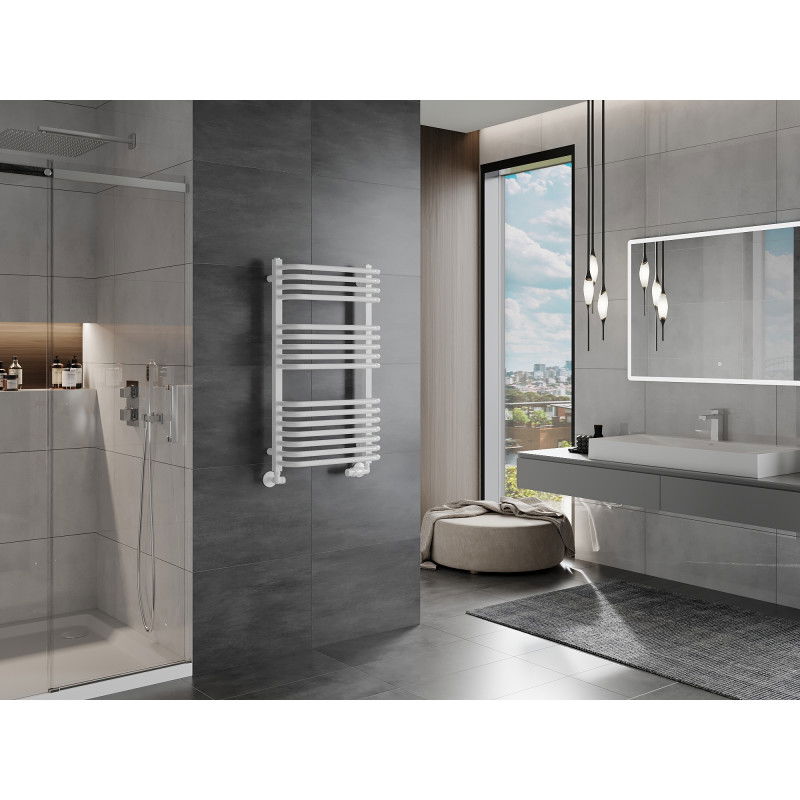 Mexen Apollo kúpeľňový radiátor 860 x 450 mm, 424 W, biely - W117-0860-450-00-20