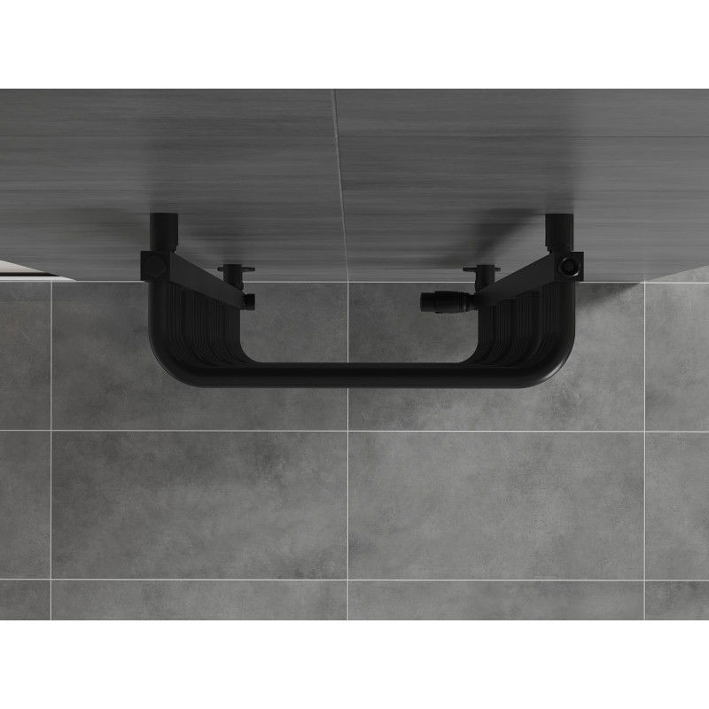 Mexen Apollo kúpeľňový radiátor 860 x 450 mm, 424 W, čierny - W117-0860-450-00-70