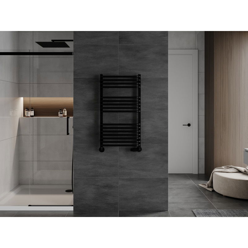 Mexen Apollo kúpeľňový radiátor 860 x 450 mm, 424 W, čierny - W117-0860-450-00-70